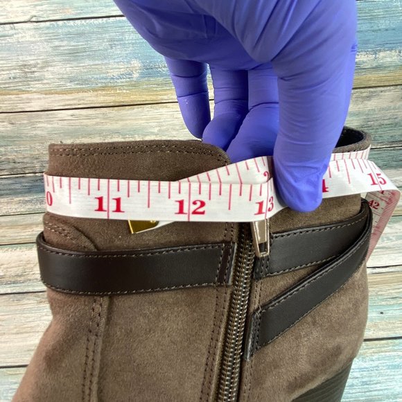 Unisa Laylay Gray Fabric Ankle Boots - Picture 11 of 12